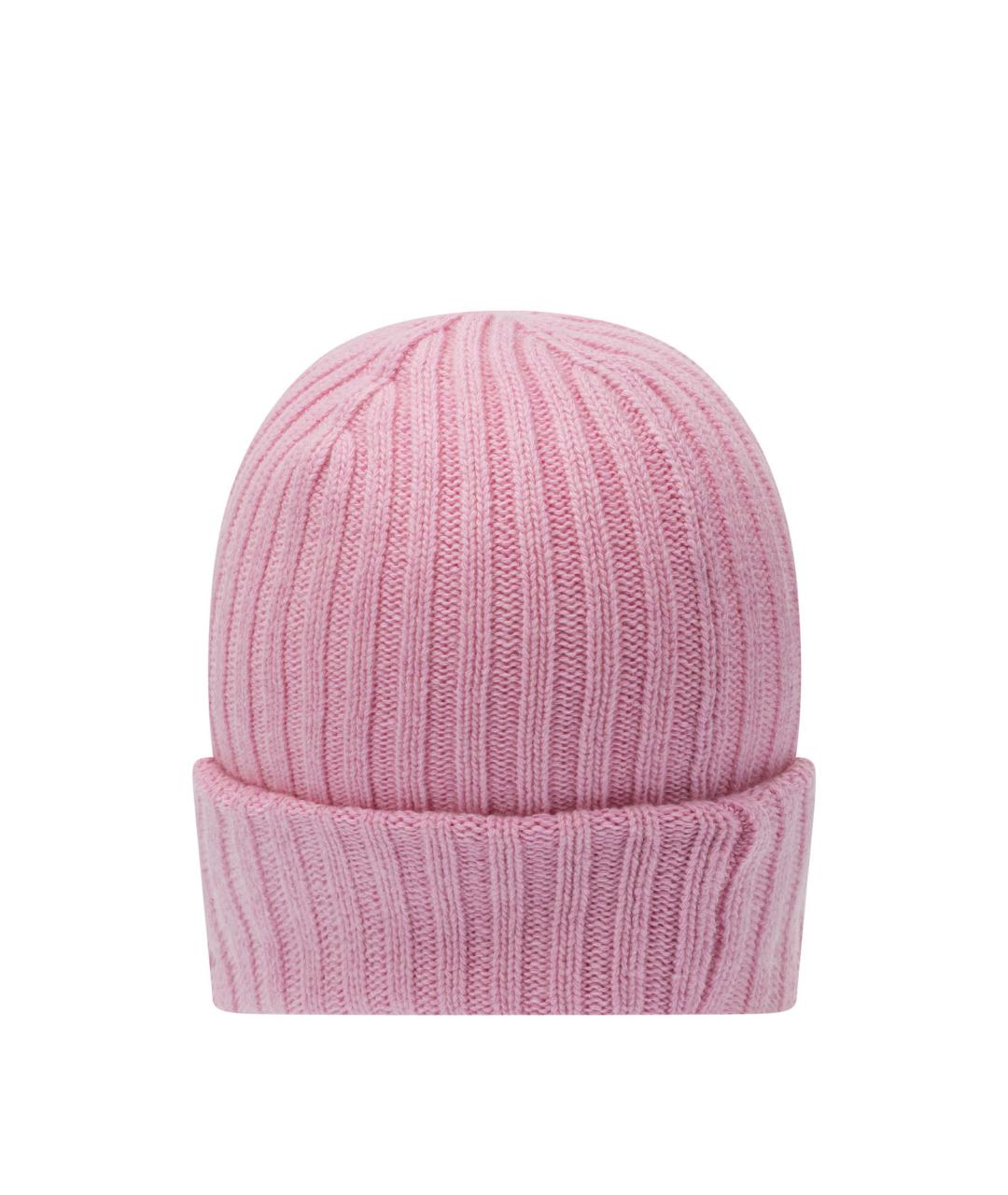 GANNI Розовая шерстяная шапка, фото 3