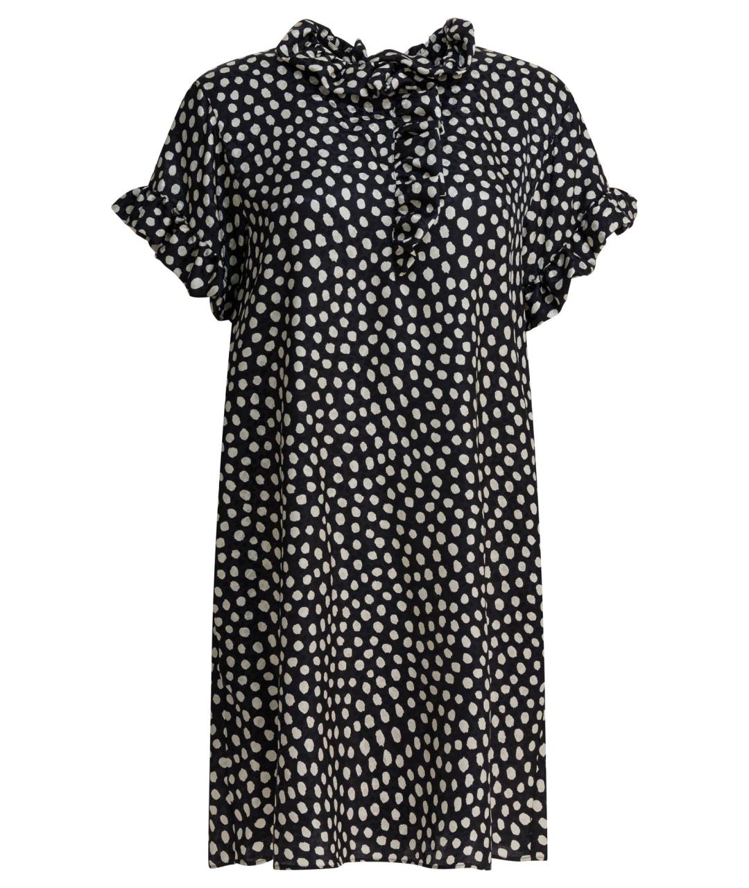 CHLOE Черное шелковое повседневное платье, фото 1