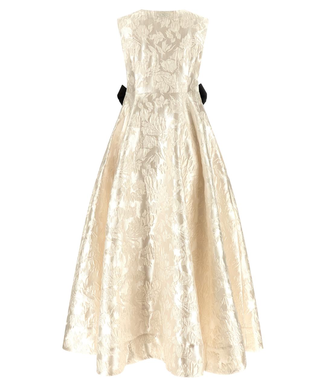 GANNI Бежевое полиэстеровое вечернее платье, фото 2