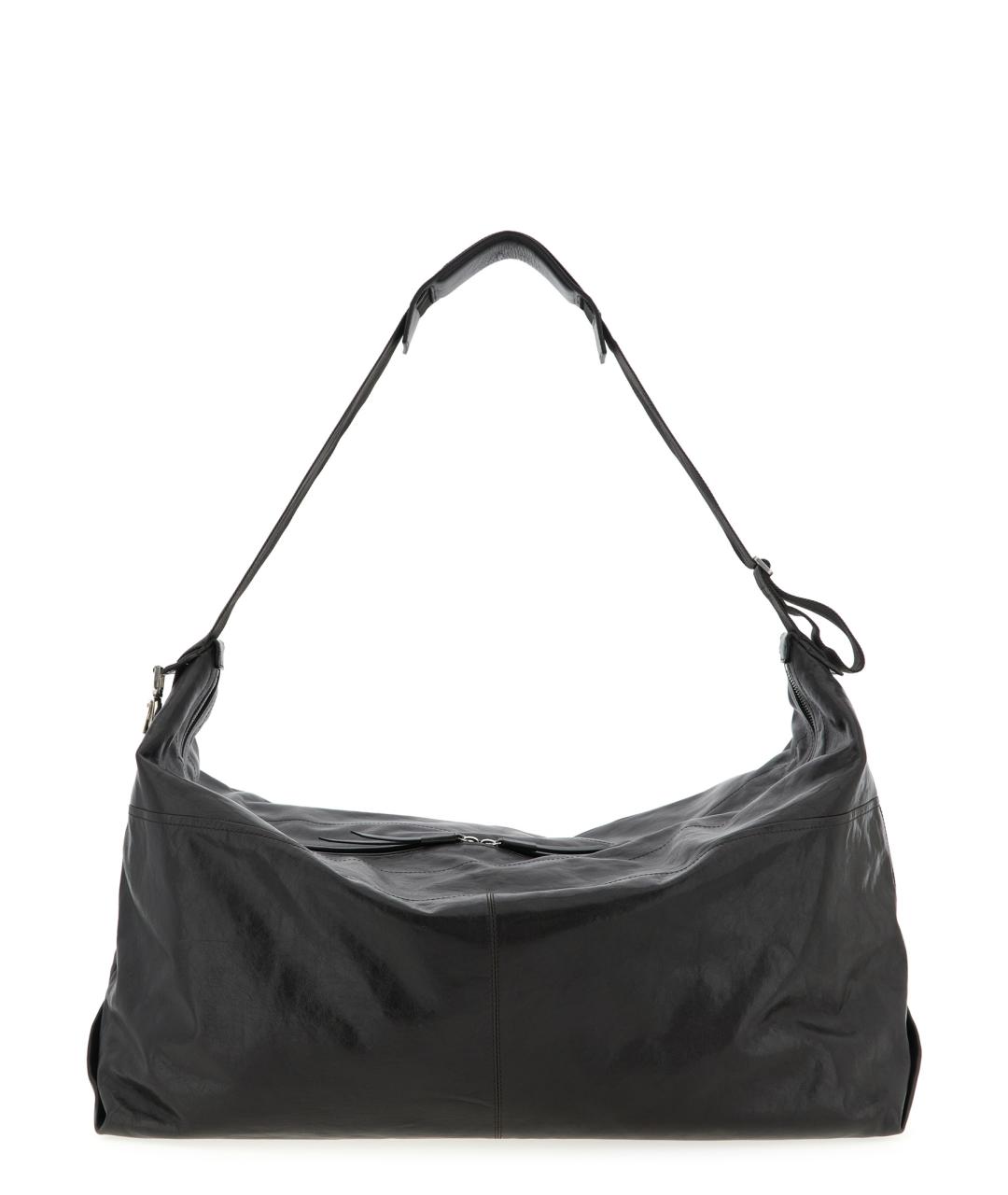 LEMAIRE Коричневая кожаная сумка на плечо, фото 1