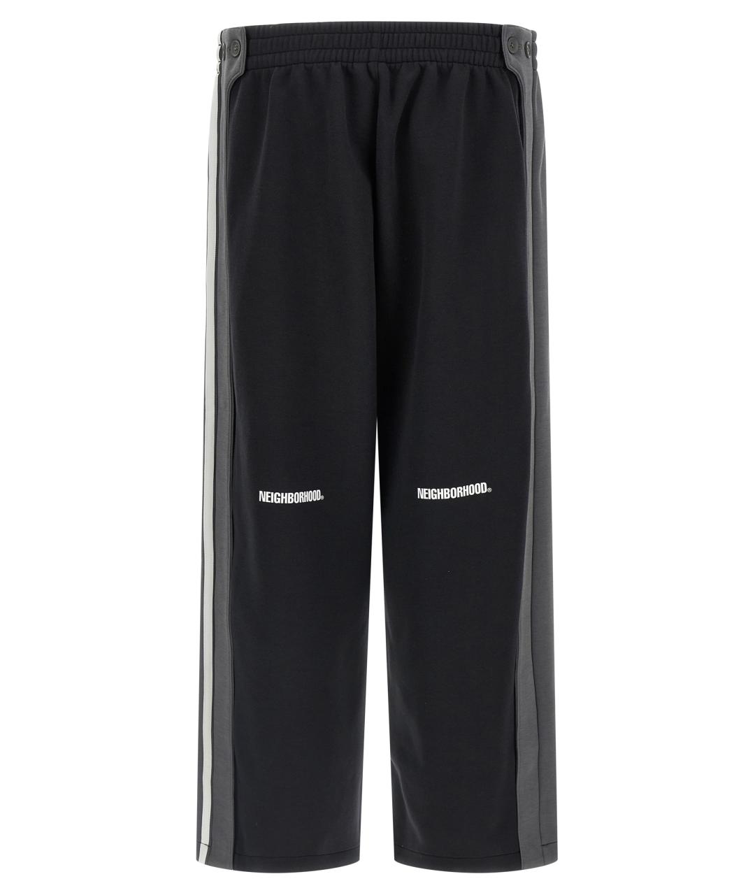 Y-3 Черные хлопковые повседневные брюки, фото 2