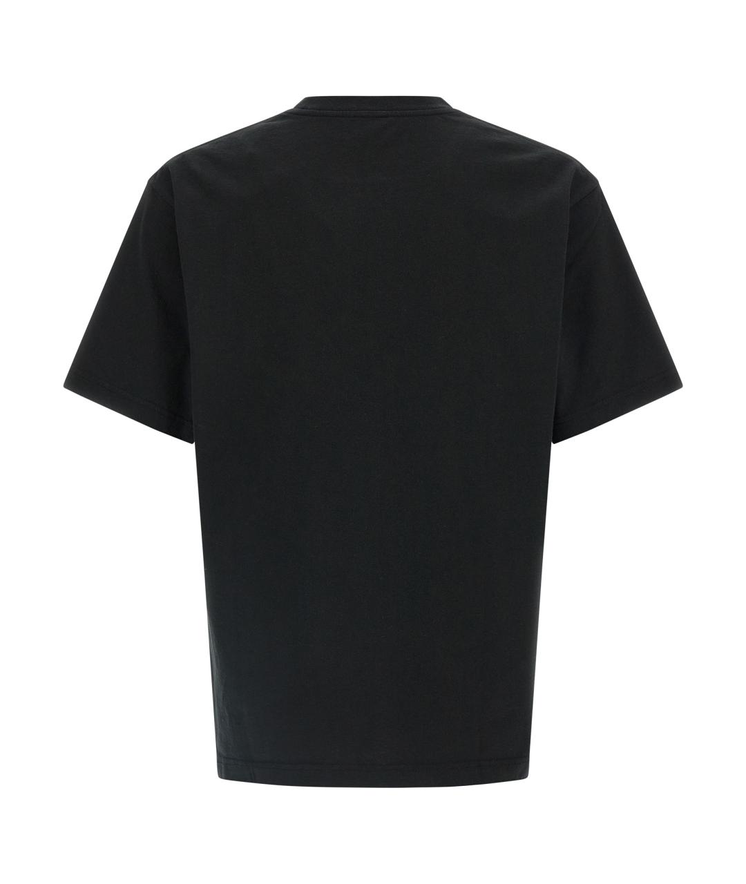 KENZO Черная хлопковая футболка, фото 2