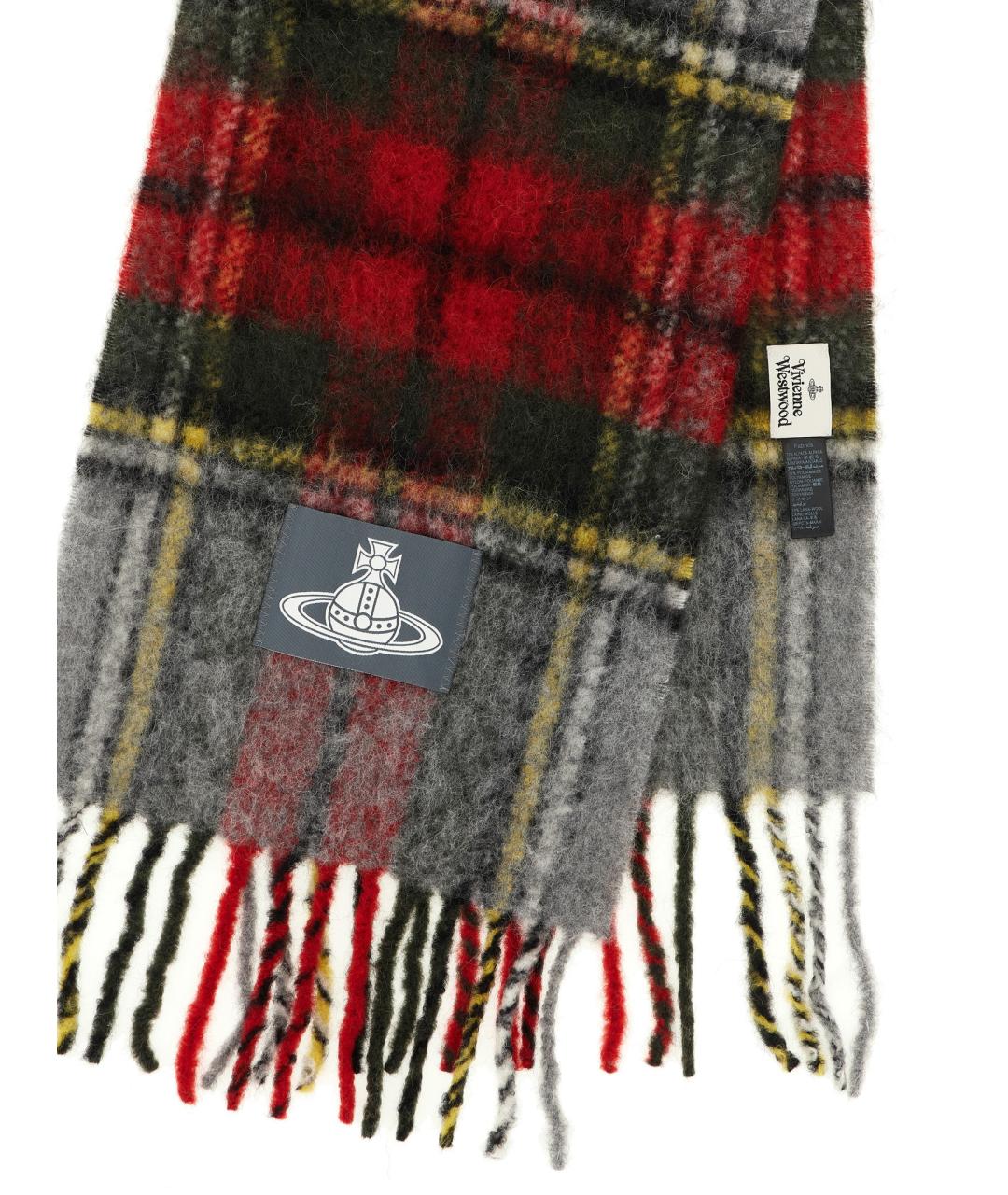 VIVIENNE WESTWOOD Мульти шерстяной шарф, фото 3