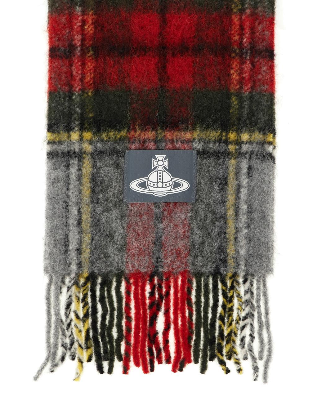 VIVIENNE WESTWOOD Мульти шерстяной шарф, фото 2