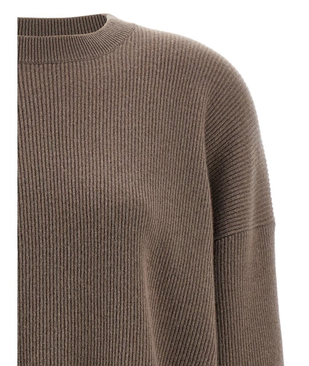 BRUNELLO CUCINELLI Бежевый кашемировый кардиган, фото 3