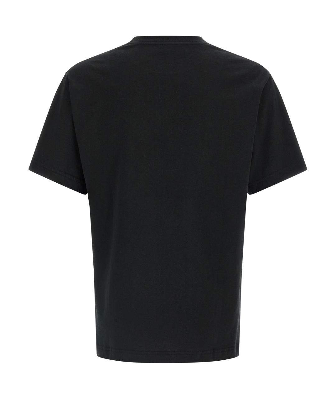 KENZO Черная хлопковая футболка, фото 2