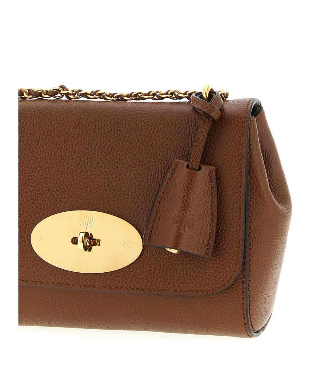 MULBERRY Коричневая кожаная сумка через плечо, фото 3