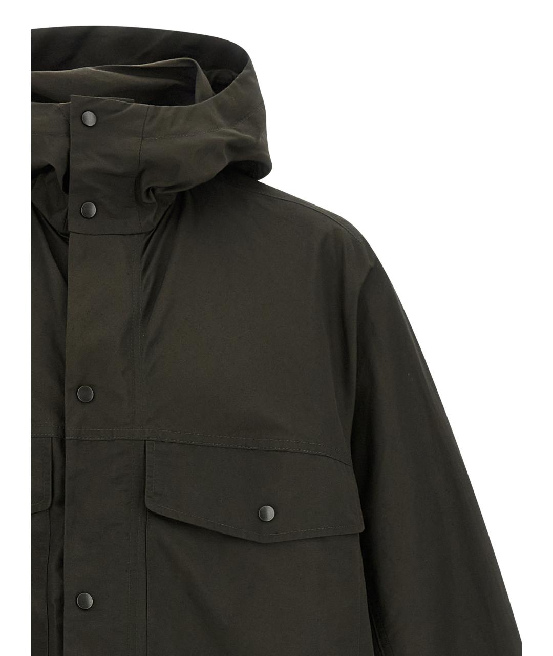 LEMAIRE Черный полиамидовый тренч / плащ, фото 3