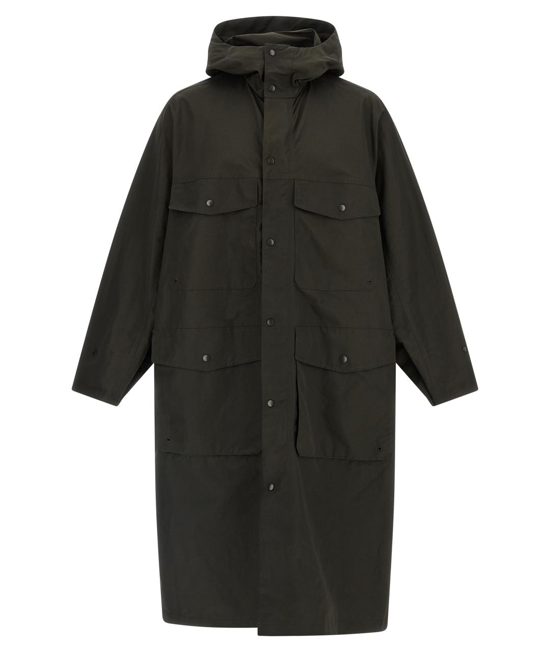 LEMAIRE Черный полиамидовый тренч / плащ, фото 1