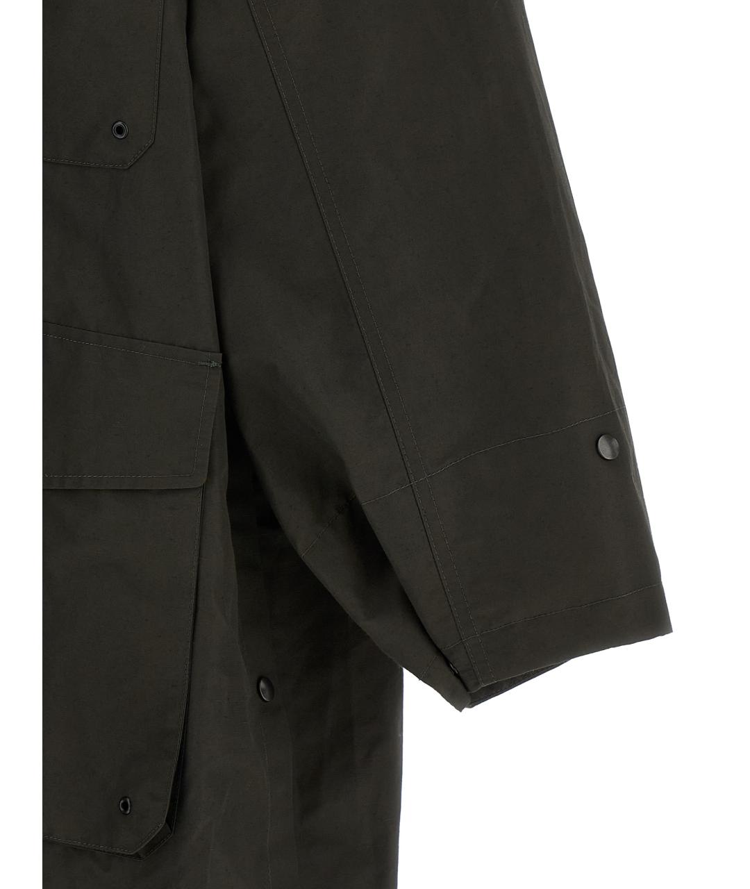 LEMAIRE Черный полиамидовый тренч / плащ, фото 4