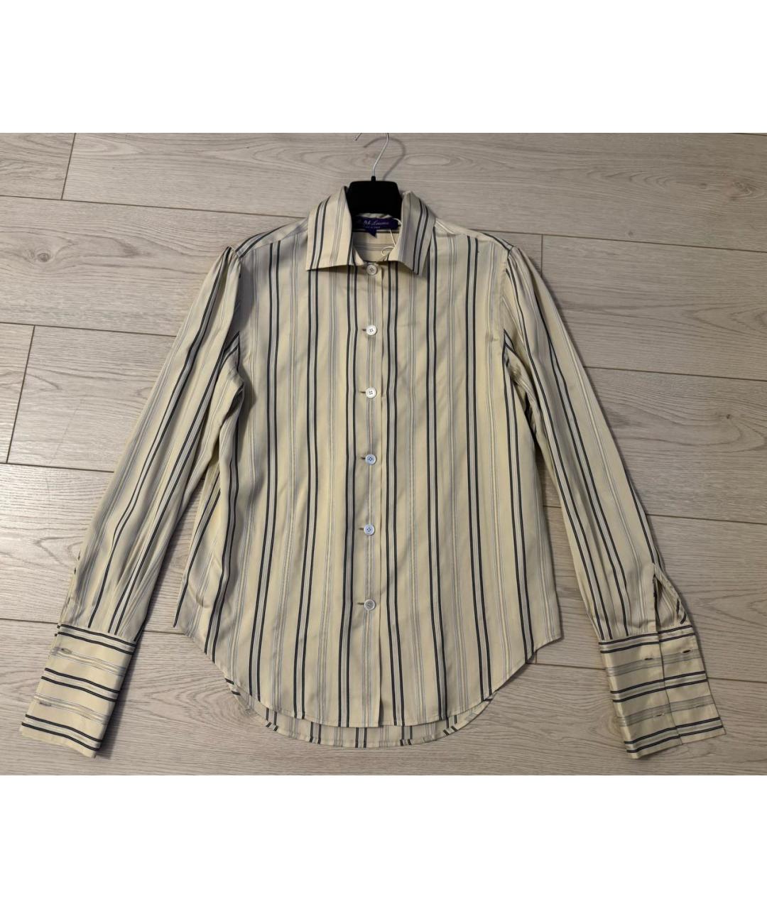 RALPH LAUREN Мульти хлопко-эластановая блузы, фото 4