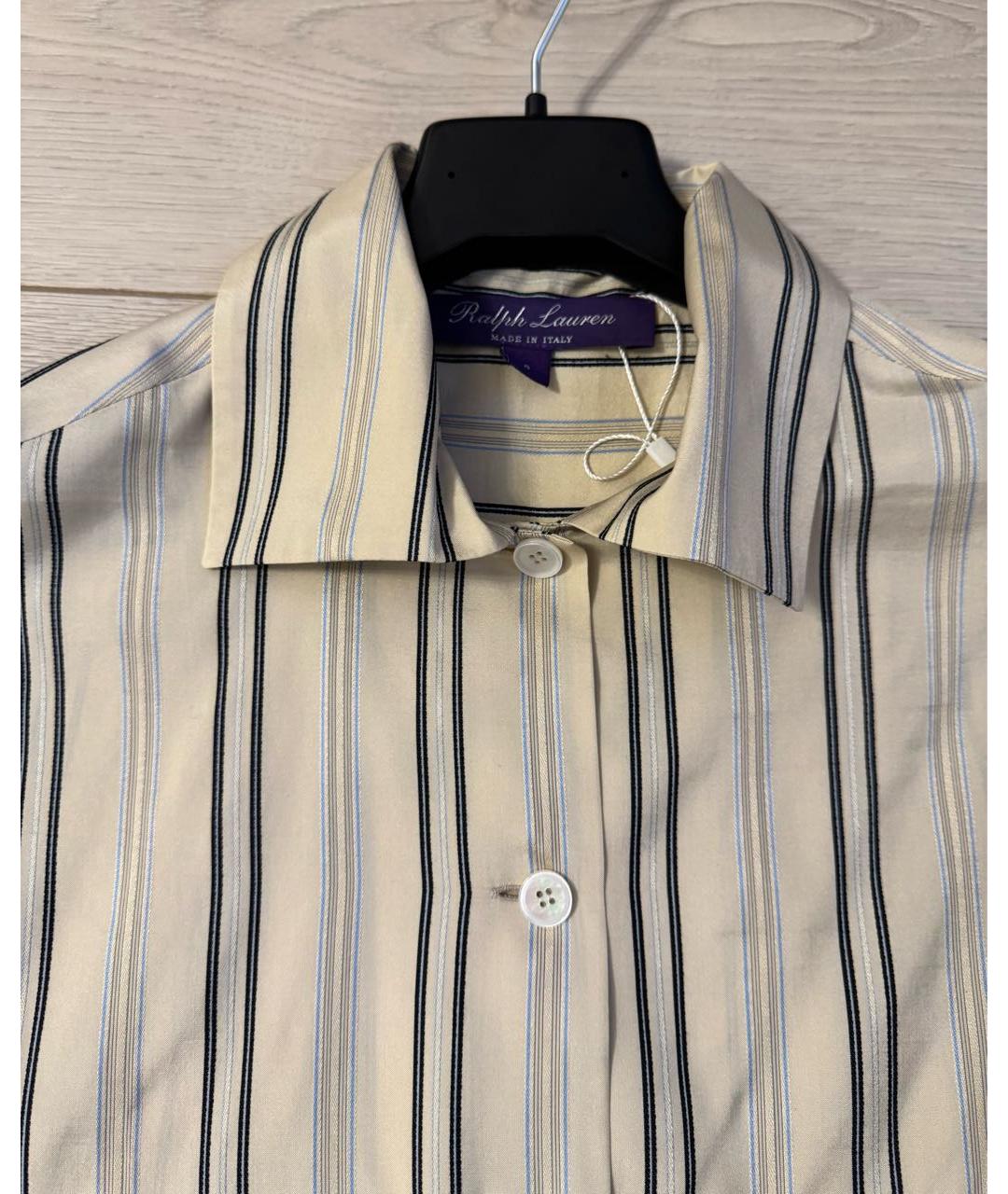 RALPH LAUREN Мульти хлопко-эластановая блузы, фото 3