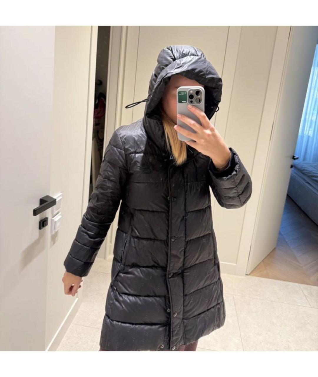 BURBERRY Черный пуховик, фото 7