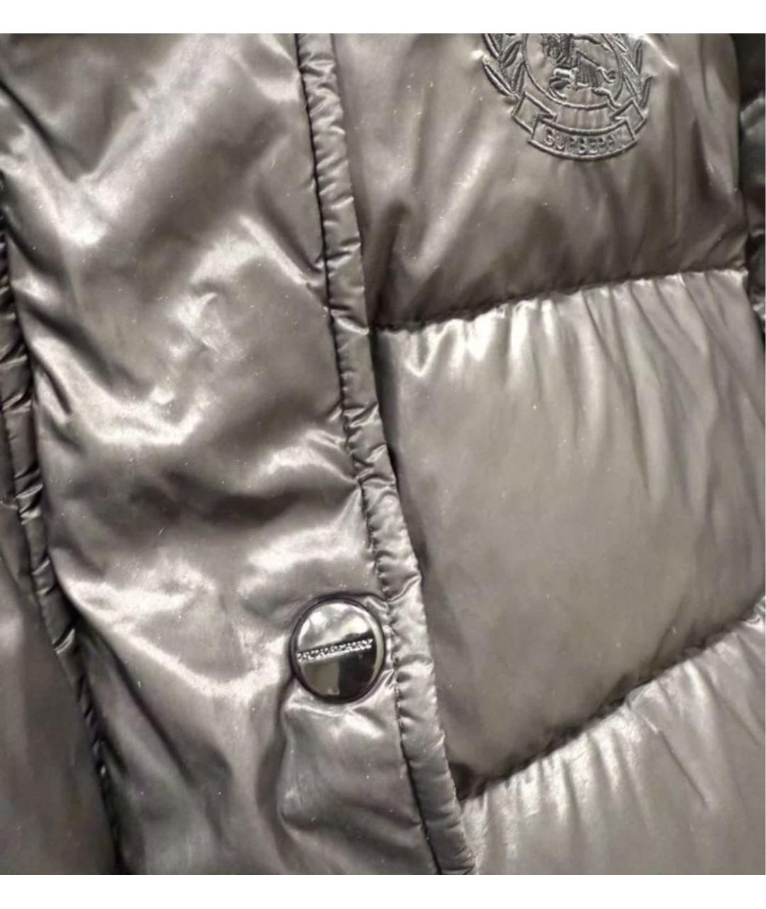 BURBERRY Черный пуховик, фото 6