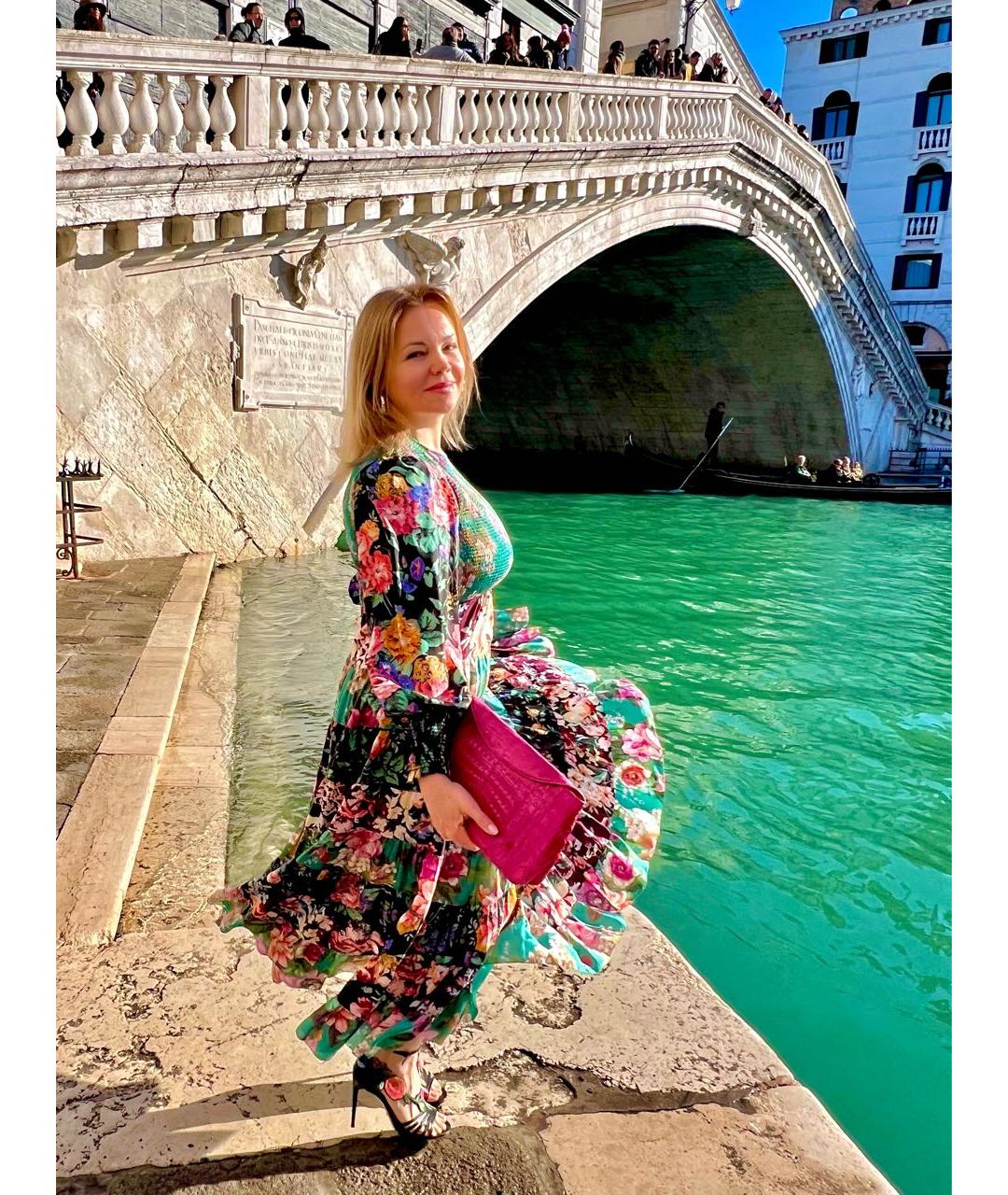 ZIMMERMANN Бирюзовое шелковое коктейльное платье, фото 8