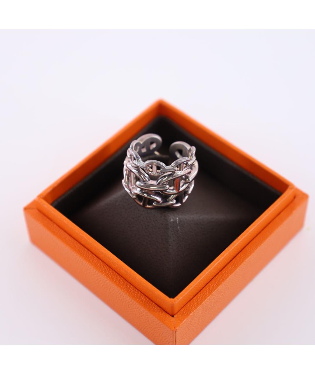 HERMES Серебряное серебряное кольцо, фото 5