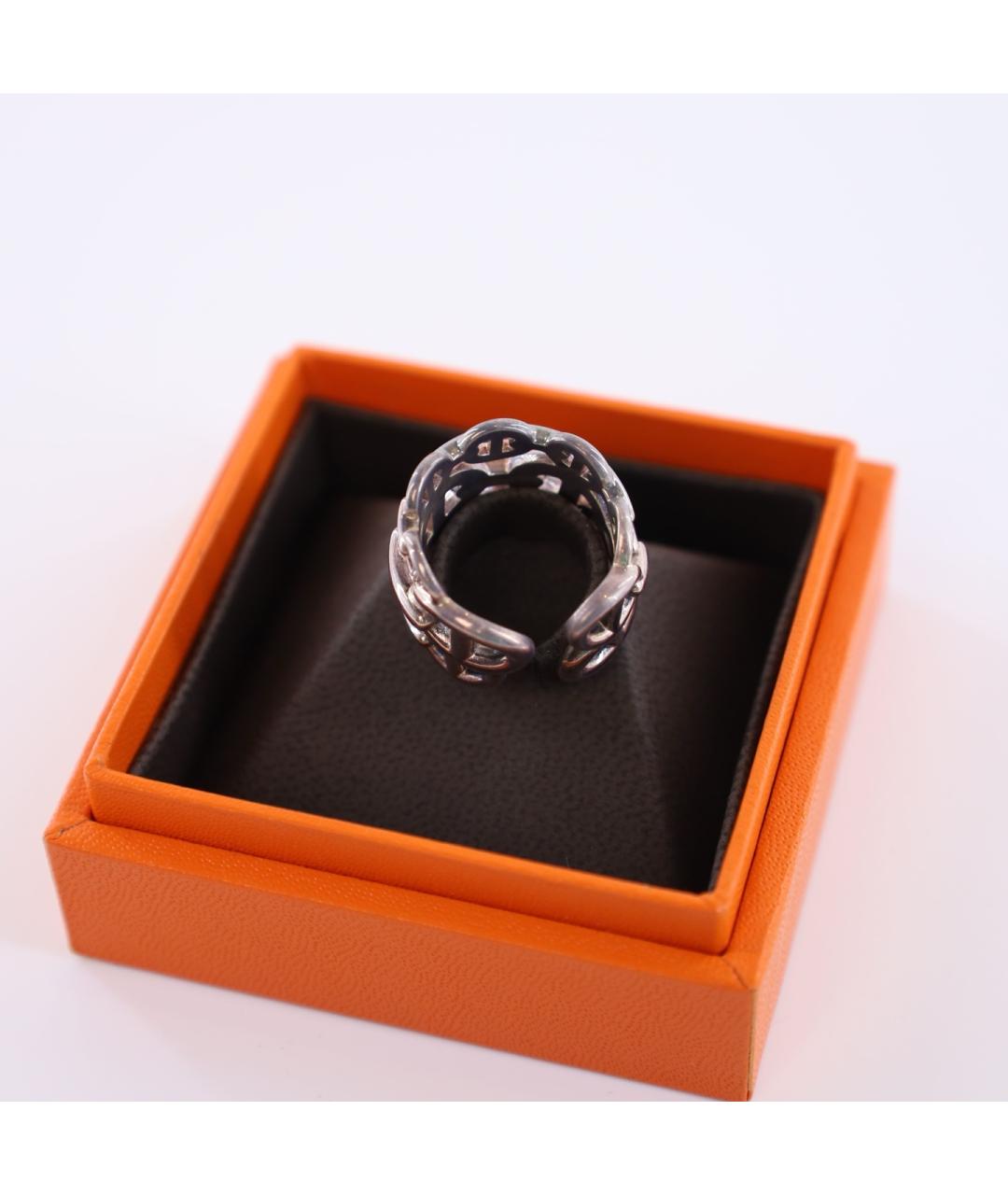 HERMES Серебряное серебряное кольцо, фото 3