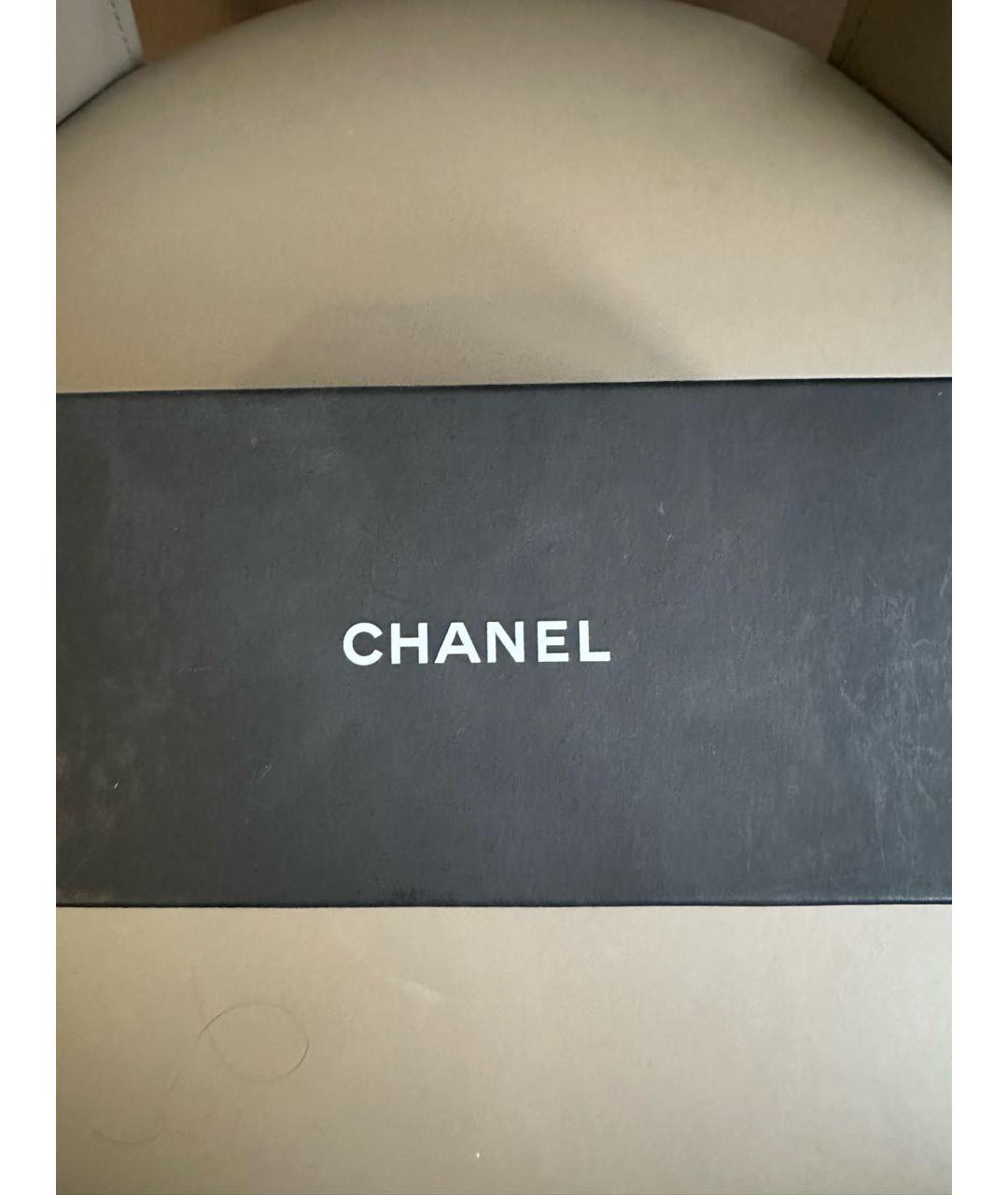 CHANEL Черные пластиковые солнцезащитные очки, фото 5