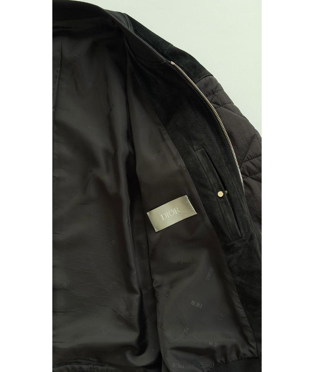 CHRISTIAN DIOR Черная замшевая куртка, фото 6
