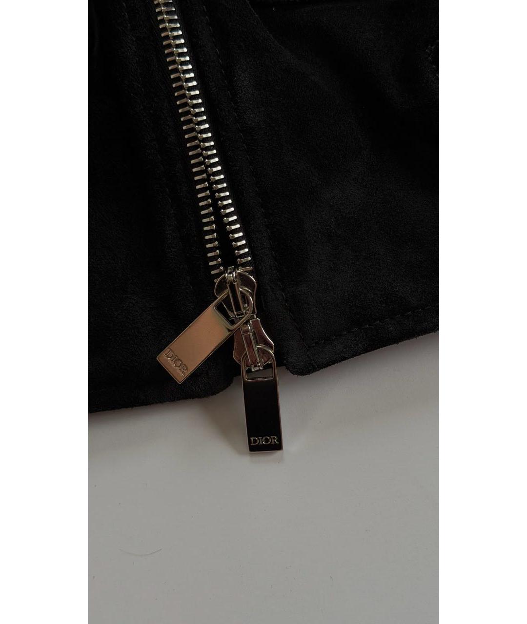 CHRISTIAN DIOR Черная замшевая куртка, фото 5