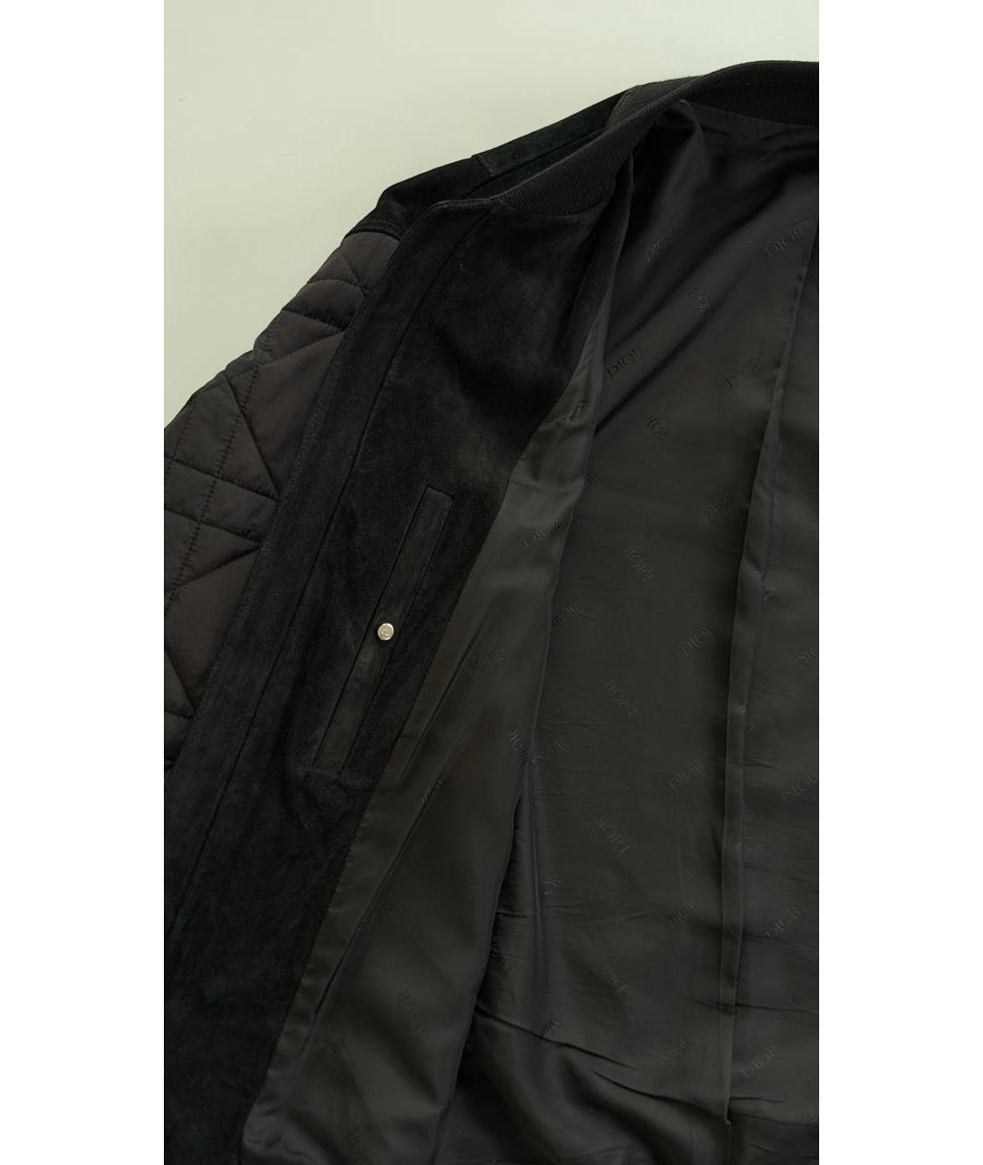 CHRISTIAN DIOR Черная замшевая куртка, фото 7