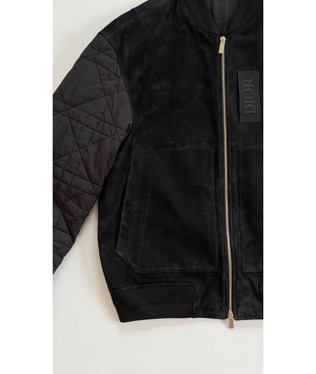 CHRISTIAN DIOR Черная замшевая куртка, фото 4