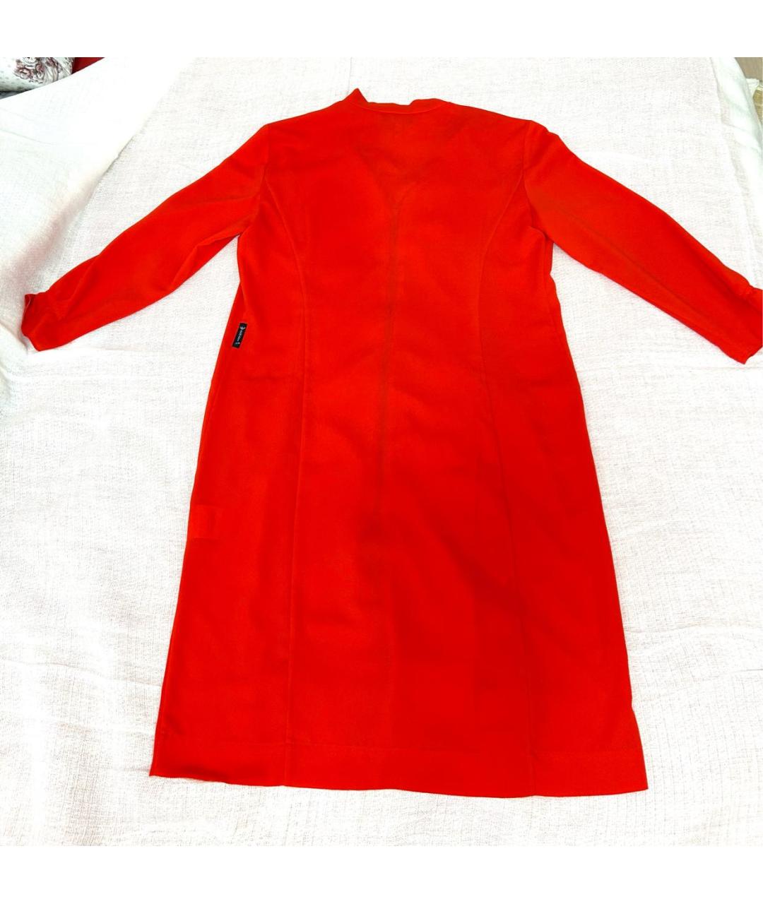 ARMANI JEANS Красное полиэстеровое повседневное платье, фото 2