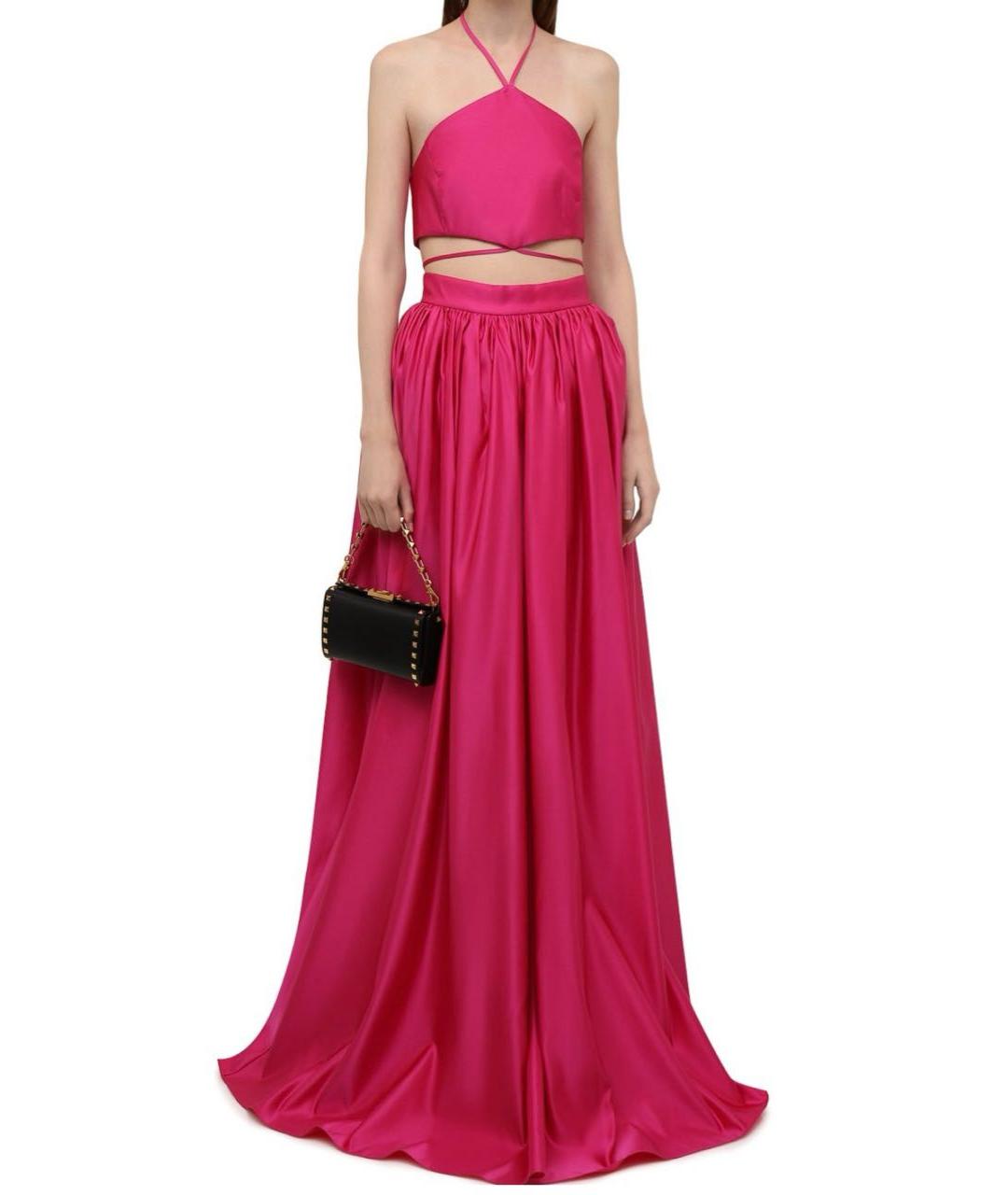 KALMANOVICH Розовая атласная майка, фото 5