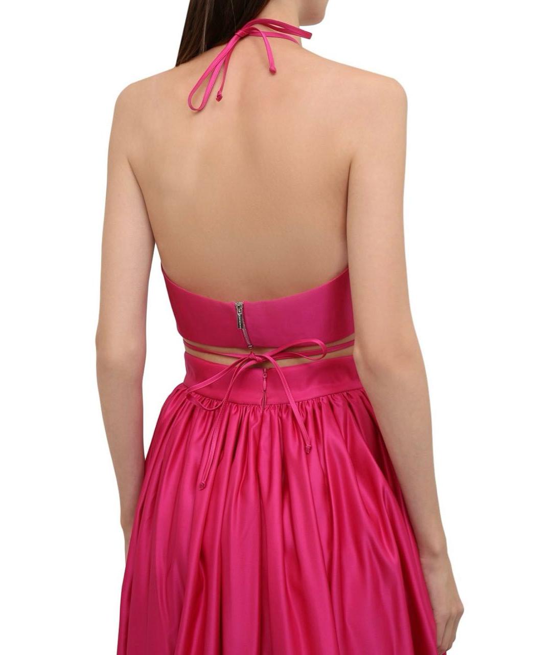 KALMANOVICH Розовая атласная майка, фото 6