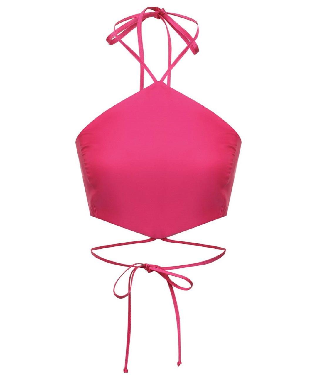 KALMANOVICH Розовая атласная майка, фото 1