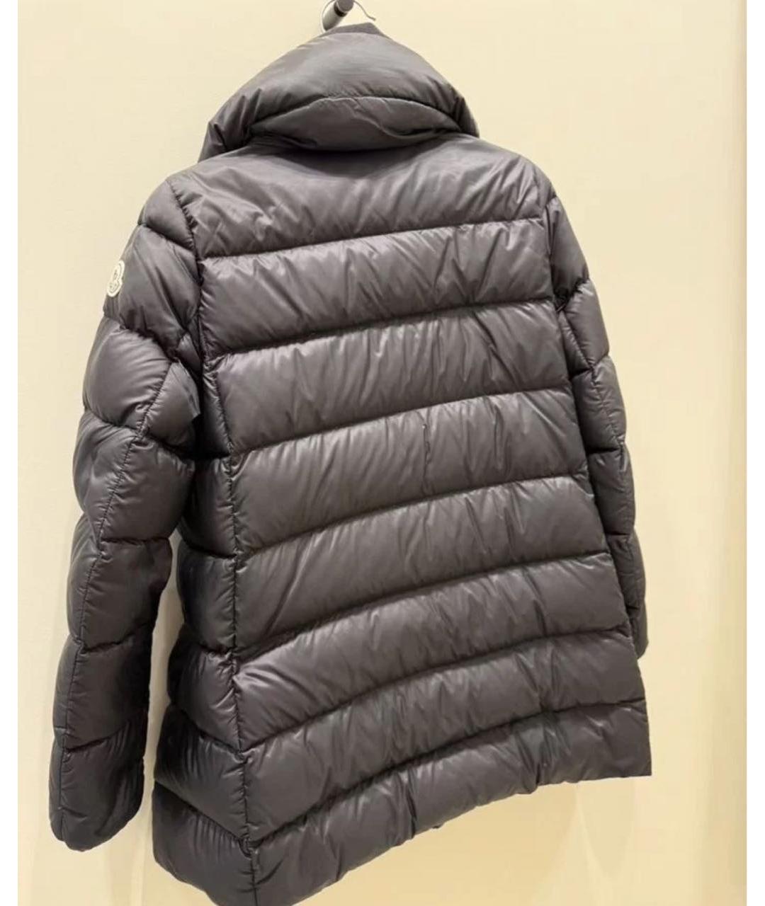 MONCLER Черный пуховик, фото 2