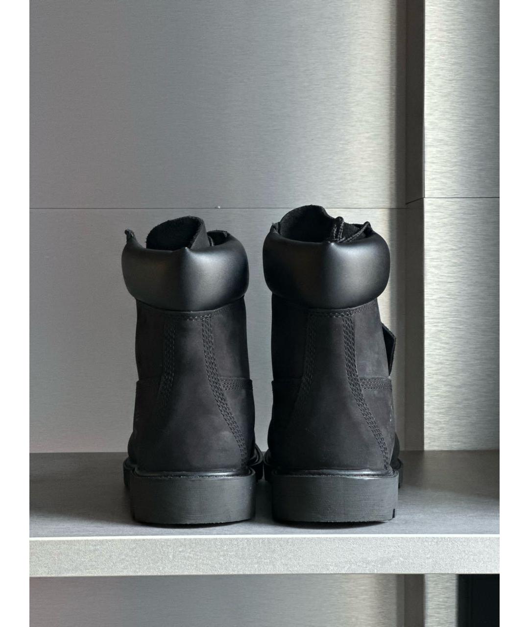 TIMBERLAND Черные кожаные высокие ботинки, фото 2