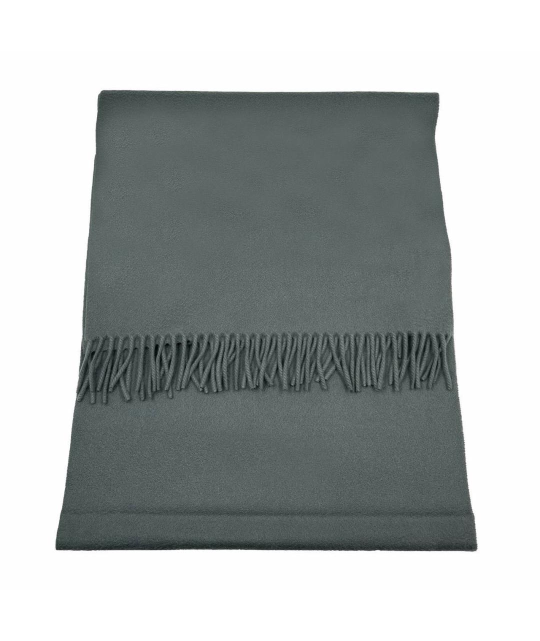 LORO PIANA Хаки кашемировый шарф, фото 3