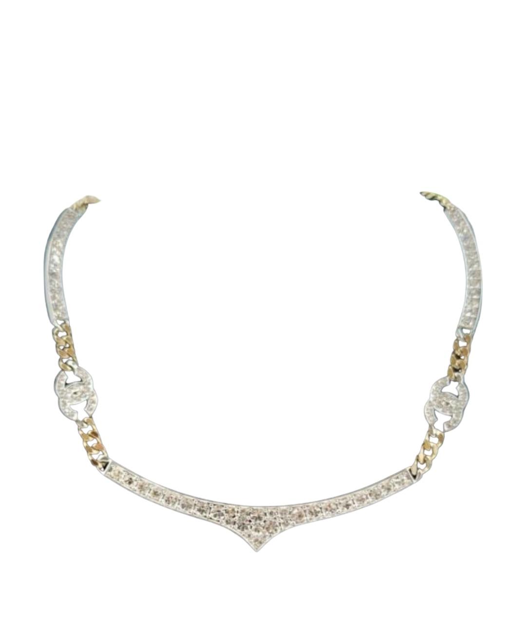 CHANEL Серебряное металлическое колье, фото 1