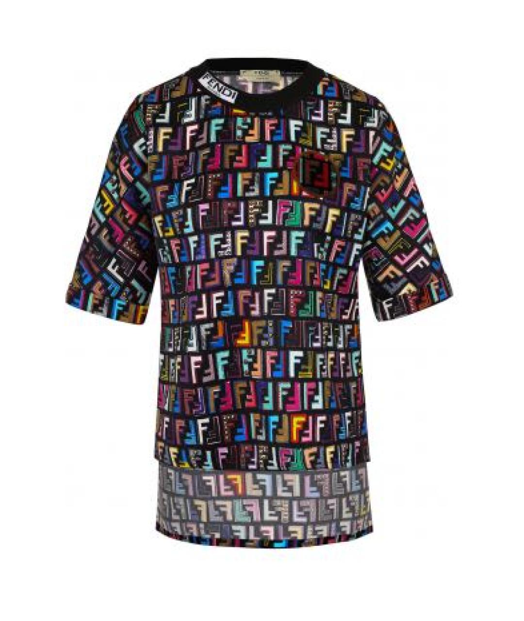 FENDI Вискозная футболка, фото 1