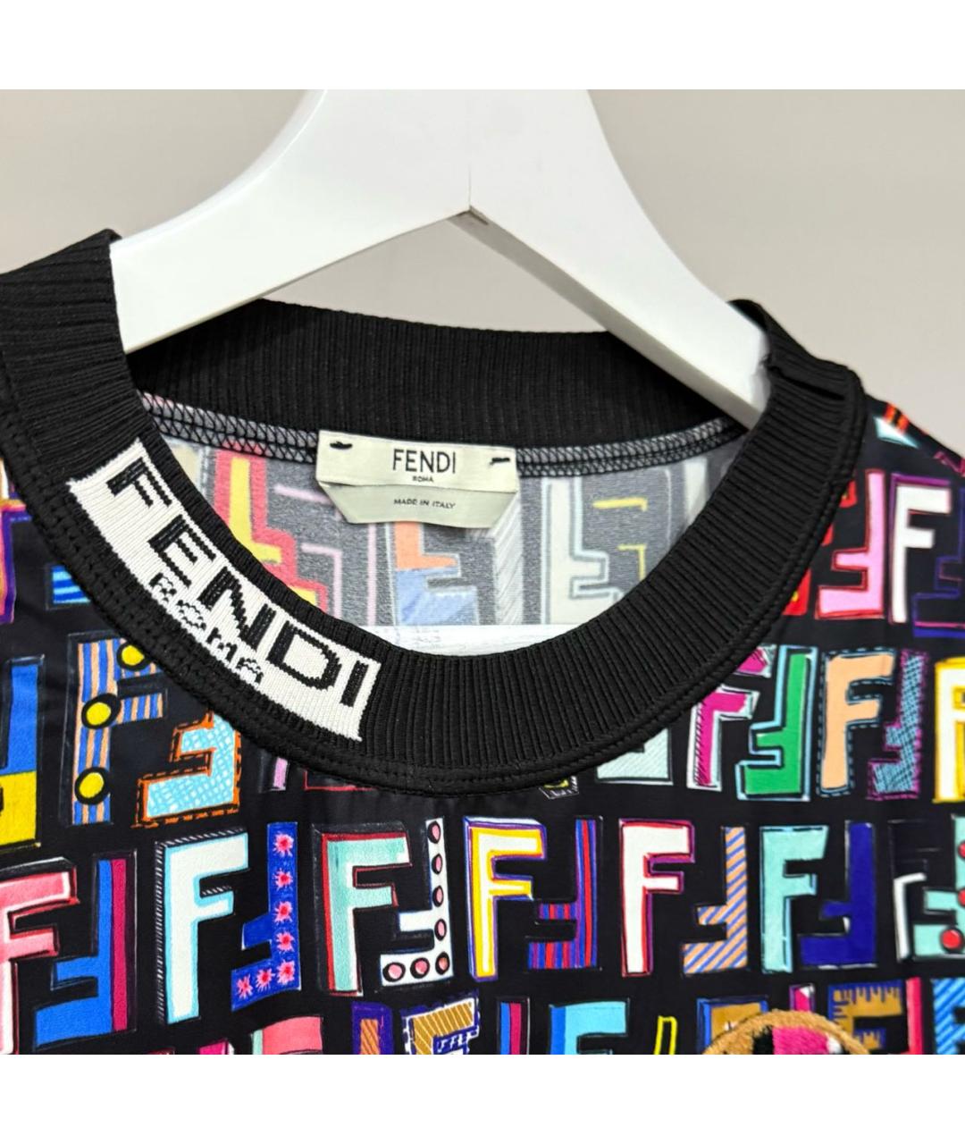 FENDI Вискозная футболка, фото 5