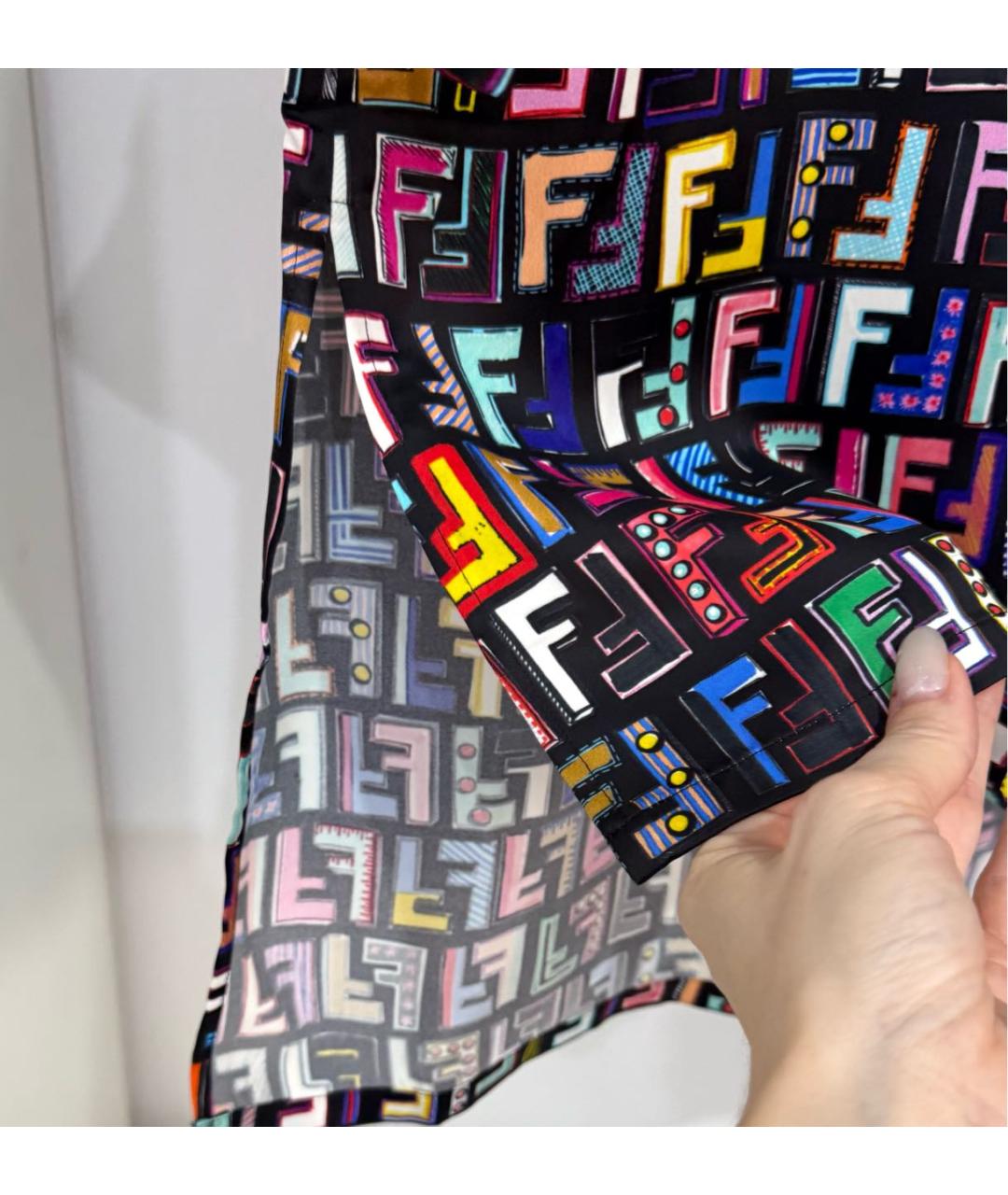 FENDI Вискозная футболка, фото 6