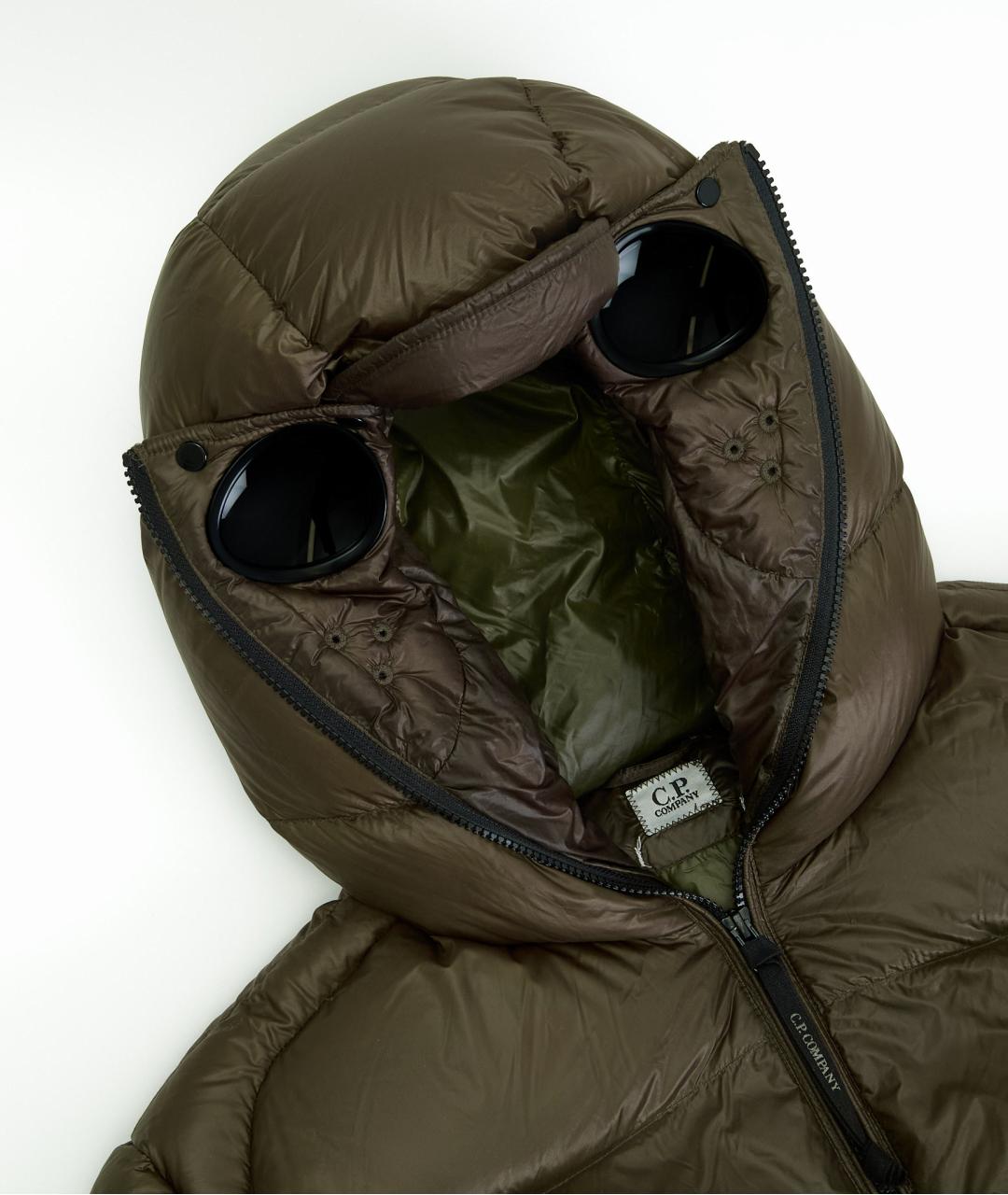 CP COMPANY Хаки полиэстеровый пуховик, фото 3