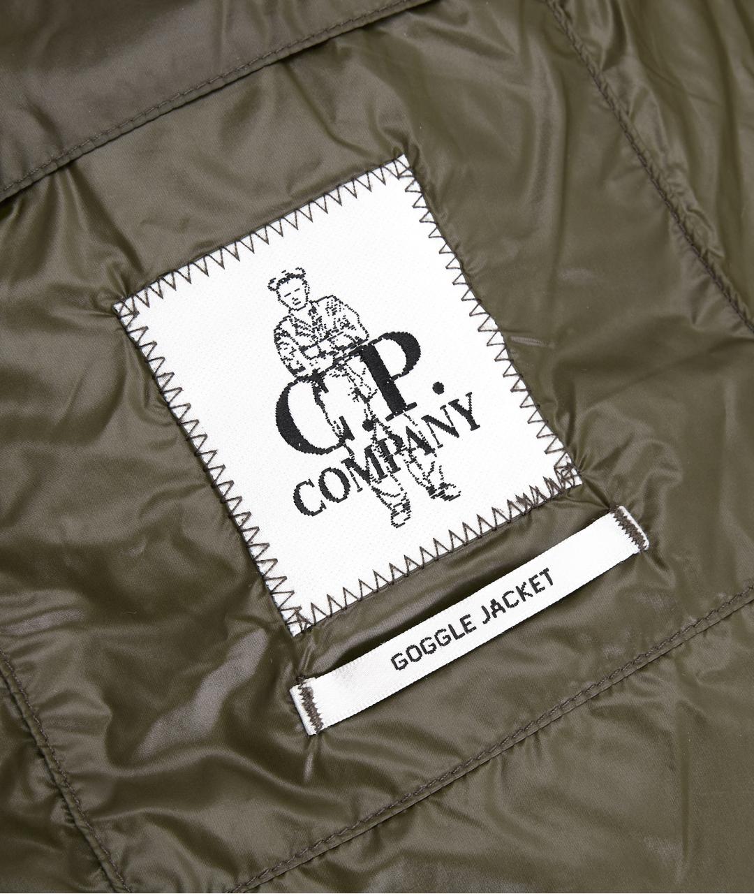 CP COMPANY Хаки полиэстеровый пуховик, фото 6