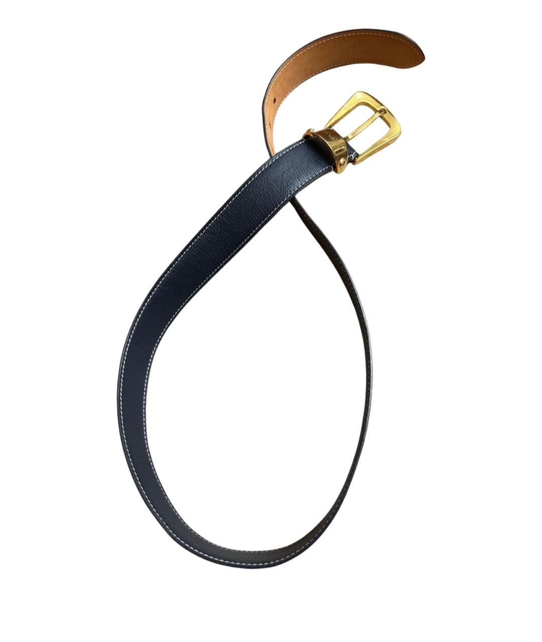 LOUIS VUITTON Синий кожаный ремень, фото 1