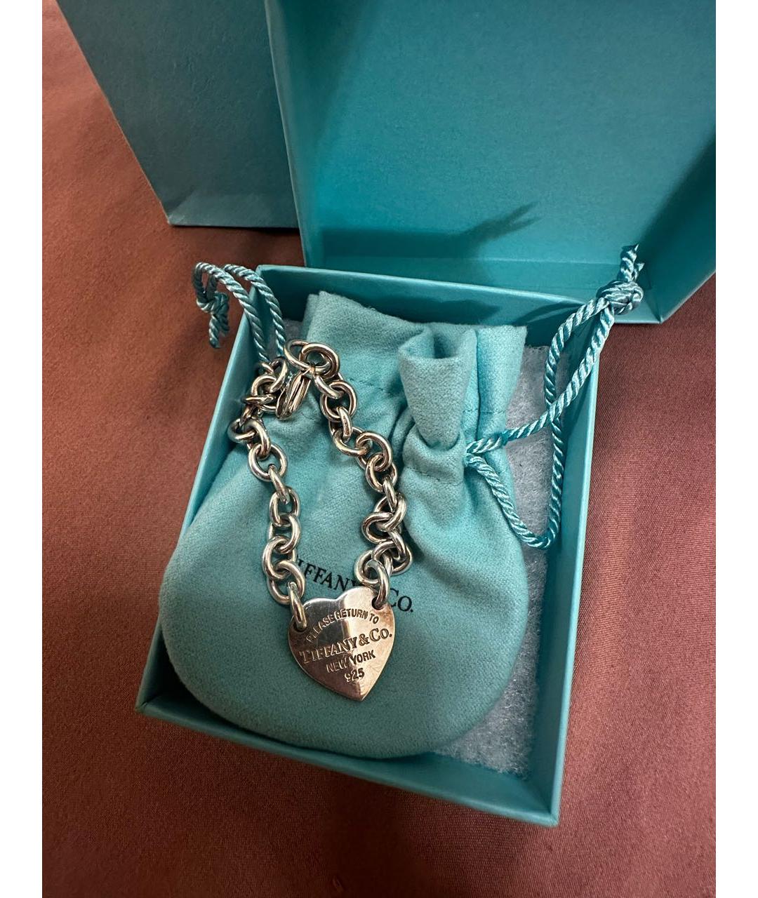 TIFFANY&CO Серебрянный серебряный браслет, фото 2