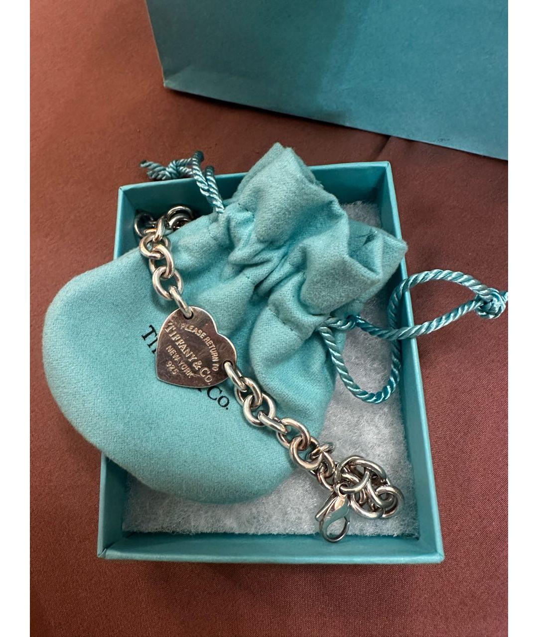 TIFFANY&CO Серебрянный серебряный браслет, фото 3