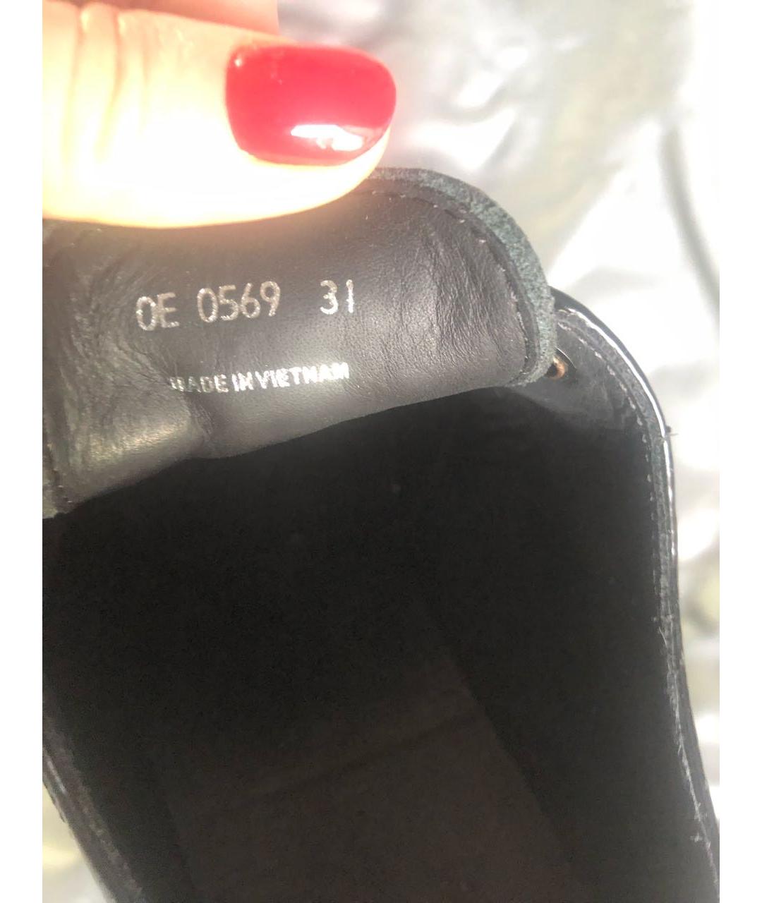 PRADA Черные ботинки из лакированной кожи, фото 5