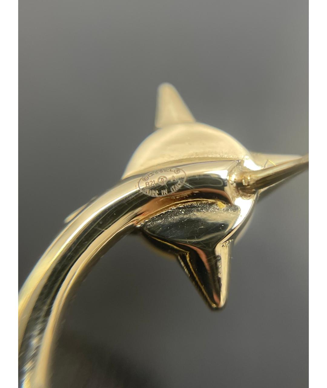 CHANEL Золотые металлические серьги, фото 3