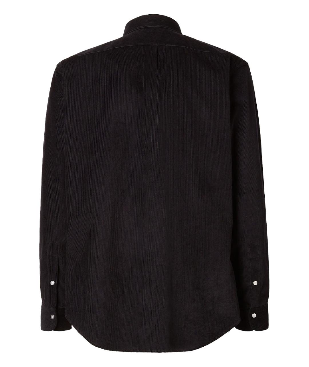 FENDI Черная хлопковая кэжуал рубашка, фото 2