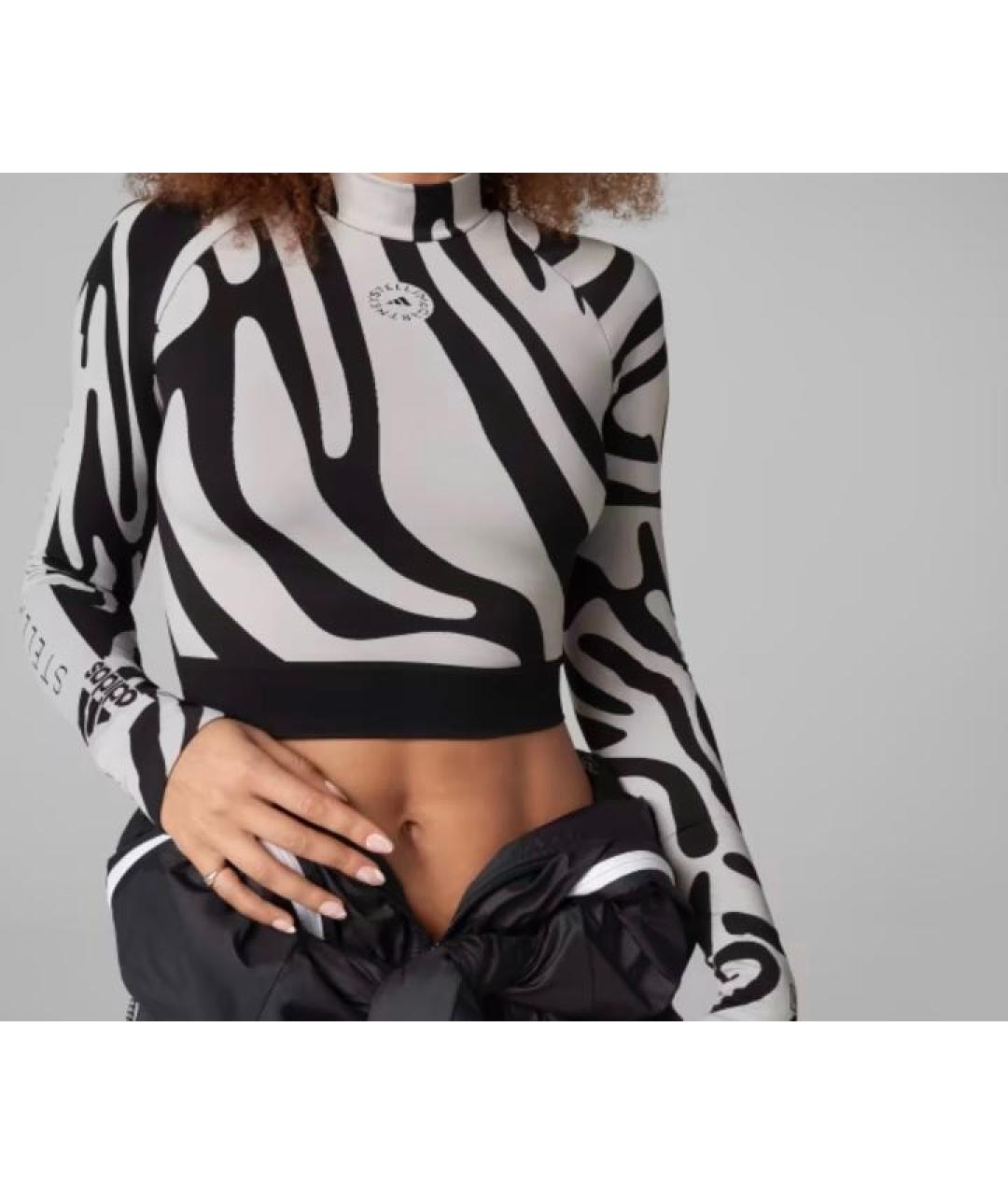 ADIDAS BY STELLA MCCARTNEY Серая полиэстеровая футболка, фото 2