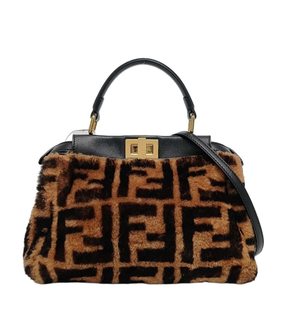 FENDI Мульти меховая сумка через плечо, фото 5