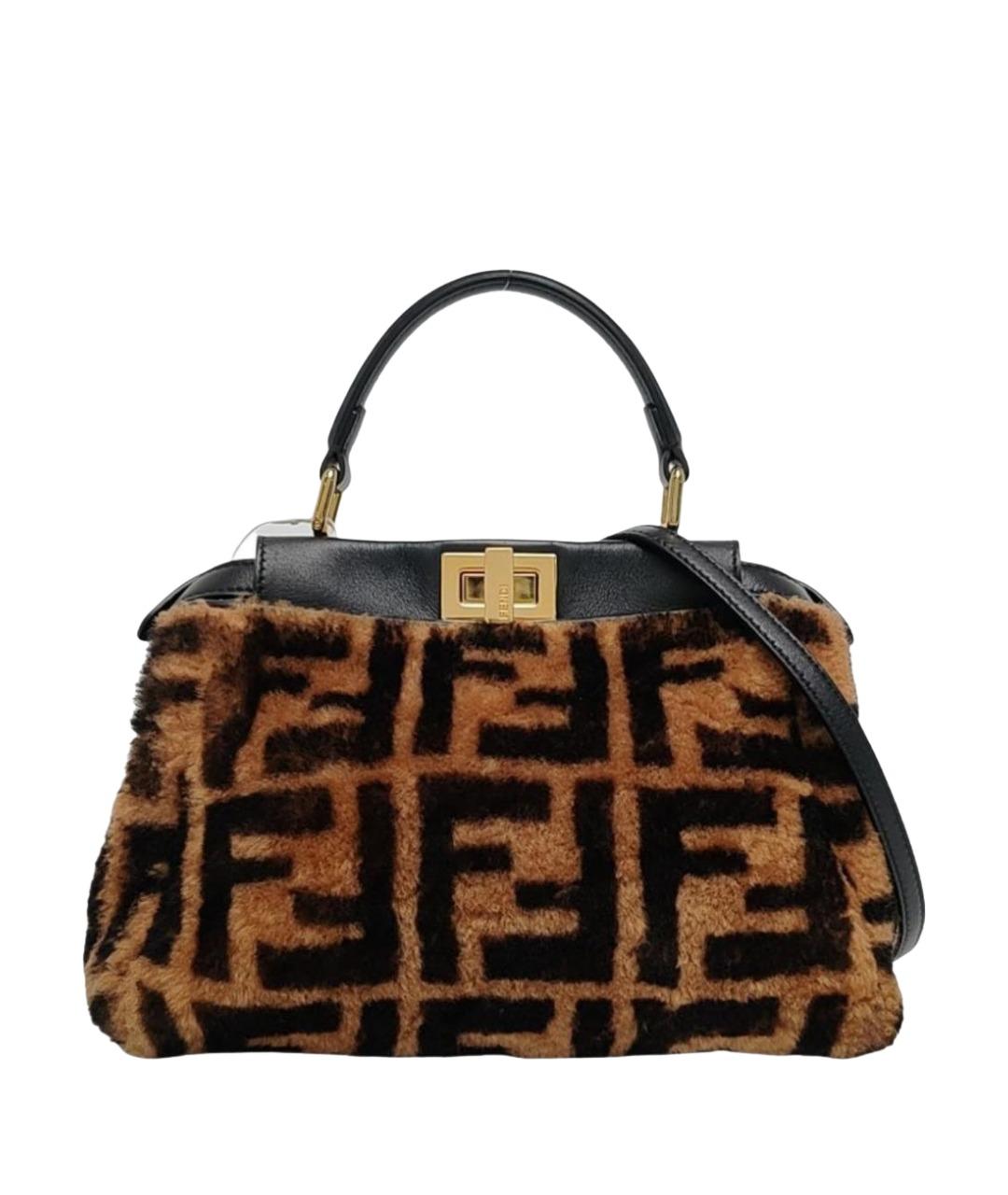 FENDI Мульти меховая сумка через плечо, фото 1