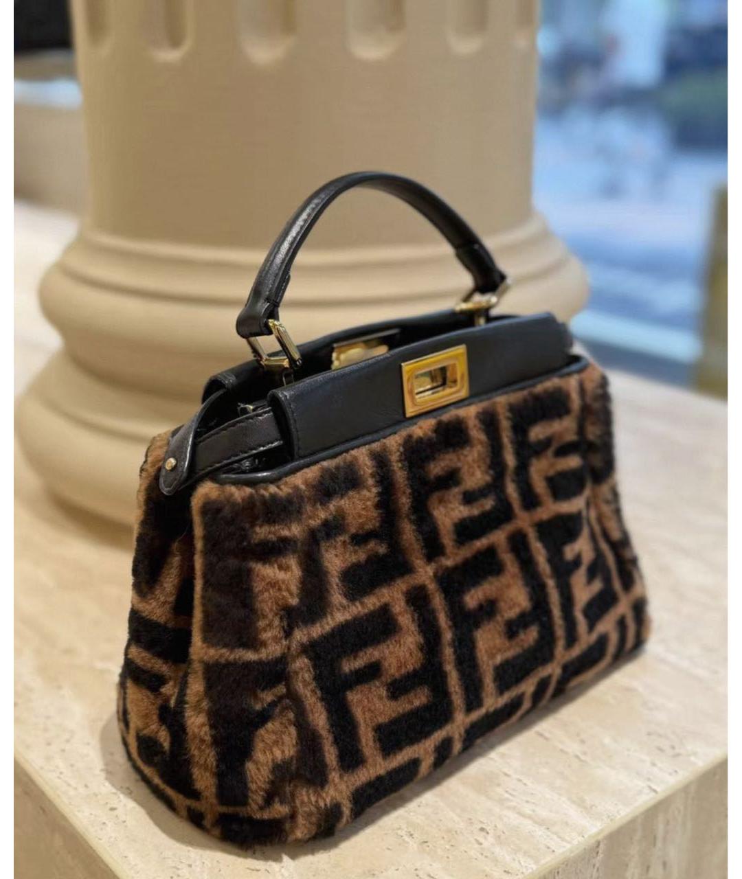 FENDI Мульти меховая сумка через плечо, фото 4