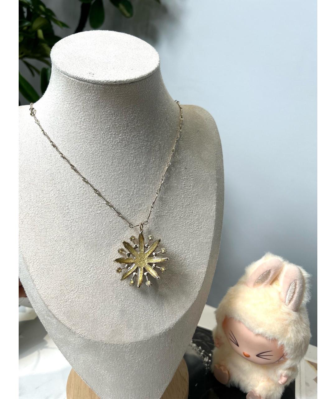 CHANEL Серебряное металлическое колье, фото 3